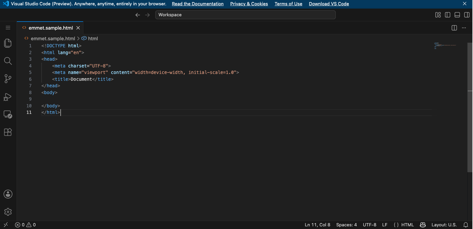 Emmet Screenshot 2
